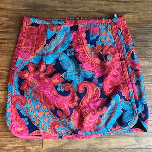 Zara Short Printed Multicolor Skirt